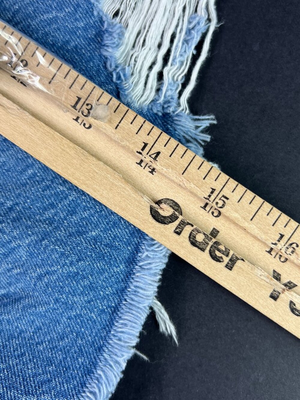 American Eagle Short Women 28* 90s Boyfriend High Rise Blue Cut Off  Jort Tag 8 - Picture 11 of 16